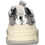 Steve Madden - Possession-E - Dames Sneaker - Zilver - Denim - Chunky Zool