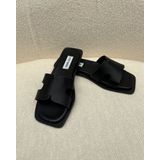 Sofia - Slipper - Zwart - Leer