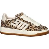 Sneakers - Laag - Glad Leer/Suède - All-over Patroon