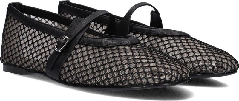 Steve Madden - Rejoice-M - Ballerina's - Zwart - Mesh