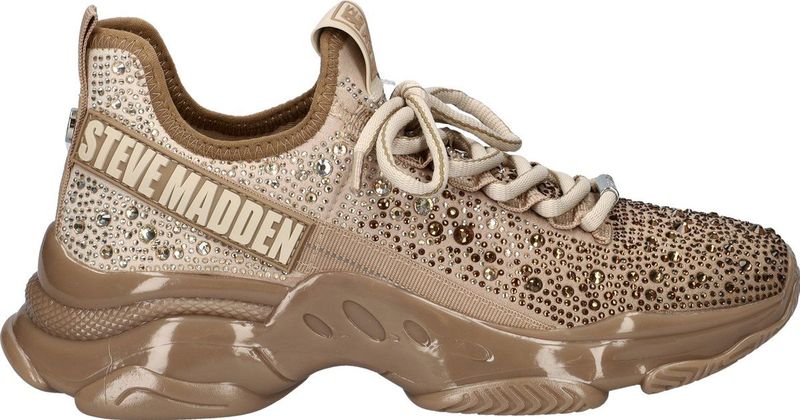 Steve Madden Mistica Sneakers - Dames - Textiel met Strass Steentjes