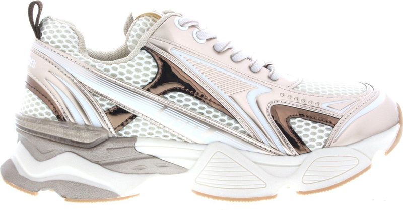 Steve Madden Sneakers - Speedster - Zilver/Goud/Crème
