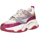 Steve Madden - Privy - Sneakers - Zwart - Imitatieleer en Textiel, 50% Gerecycled Materiaal