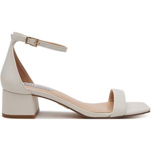 Steve Madden - Gena - Sandalen - Wit - Vierkante Hak