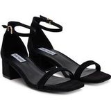Steve Madden - Gena - Sandalen - Zwart - Suèdeleer - Met Bandje