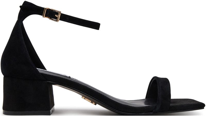 Steve Madden - Gena - Sandalen - Zwart - Suèdeleer - Met Bandje