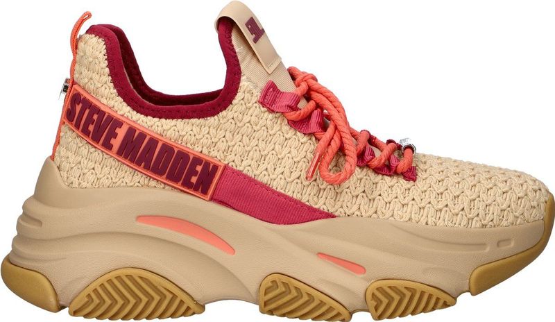 Steve Madden - Project Sneakers - Roze - Textiel - Dames