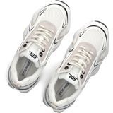 Steve Madden - Speedster-E Sneaker - Off White - Textiel en Synthetisch