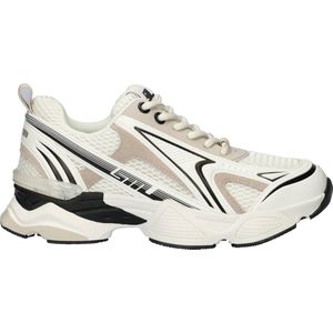 Steve Madden - Speedster-E Sneaker - Off White - Textiel en Synthetisch