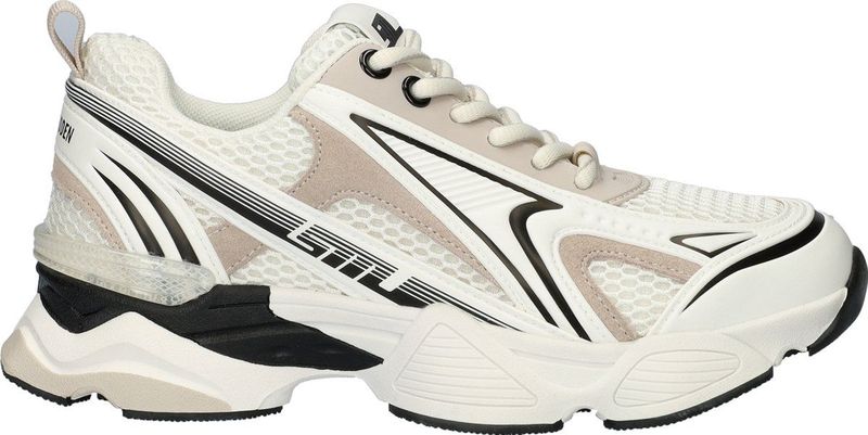 Steve Madden - Speedster-E Sneaker - Off White - Textiel en Synthetisch