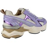 Steve Madden - Speedster - Sneakers - Wit/Lavendel - Textiel en Imitatieleer