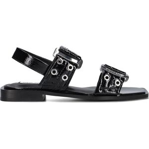 Sandalen met vierkante neus Saria-E STEVE MADDEN. Polyurethaan materiaal. Maten 36. Zwart kleur