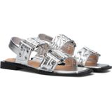 Steve Madden - Saria-e - Sandalen - Zilverkleurig - Metallic Glans