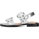 Steve Madden - Saria-e - Sandalen - Zilverkleurig - Metallic Glans
