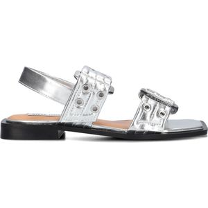 Steve Madden - Saria-e - Sandalen - Zilverkleurig - Metallic Glans