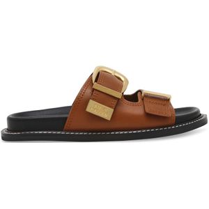 Steve Madden - Arch-E - Dames Slippers - Zwart - Rubber