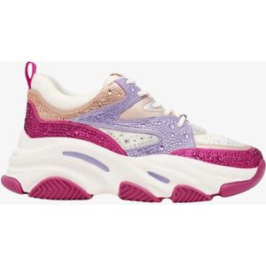 Steve Madden - Jprivy - Sneakers - Lila en Fuchsia - Kinderschoenen