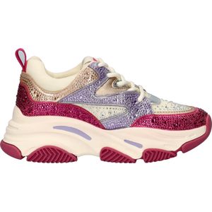 Steve Madden - Jprivy - Sneaker - Silver/Gold - Met Strassteentjes