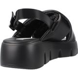 Steve Madden - SM11003784 - Sandalen - Zwart - Hakhoogte 3 tot 5 cm, Gesp, Casual