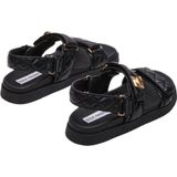 Mona-Q - Sandalen - Zwart - Kunstleer