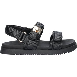 Mona-Q - Sandalen - Zwart - Kunstleer