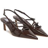 Steve Madden, Dames, Schoenen, Zwart, Maat: 37 1/2 EU Leer,