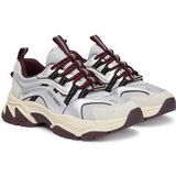 Steve Madden - Animates-E - Chunky Sneakers - Donkerrood/Grijs