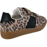 Steve Madden - Jeileen - Sneakers - Panterprint - Beige/Zwart