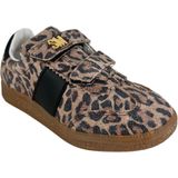 Steve Madden - Jeileen - Sneakers - Panterprint - Beige/Zwart