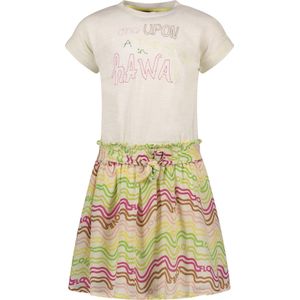 Like Flo - F302-5831 Jurk - Rainbow - Zachte Stof - Gevoerd