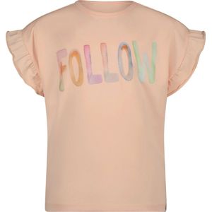 Sofie Schnoor G231203 Tops & T-shirts Meisjes - Shirt - Zand - Maat 116