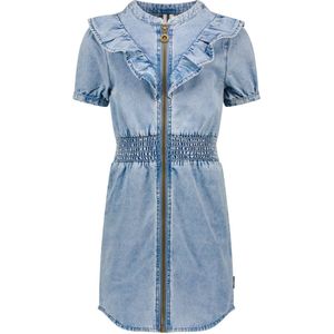 B. Nosy - Y302-5864 - Jurk - Chambray - Zomer - Ruffles
