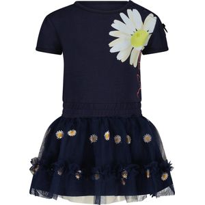 Le Chic - SQUIDIE C302-7877 - Jurk - Bloemprint - Tule