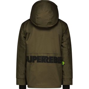 SuperRebel - Winterjas SPACE - Army Green