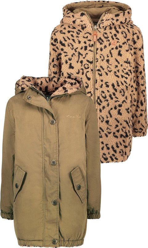 Like Flo meisjes reversible jas - Army
