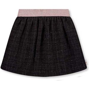 Moodstreet Geruite Rok Zwart/Roze