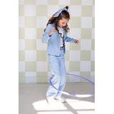 NoNo - Blazer - Blauw - Voor Meisjes - Maat 122-128