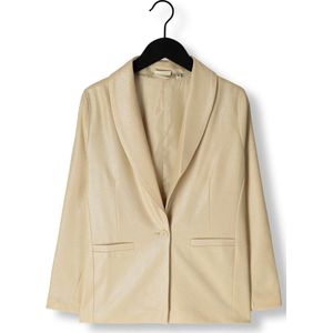 Like Flo Metallic Blazer Champagne