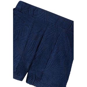 B.Nosy sweatshort met bladprint donkerblauw