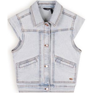 NoBell Meisjes spijker gilet - Beat - Denim sea