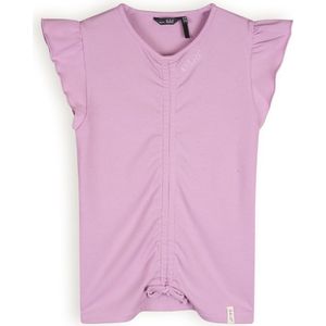 NoBell Meisjes t-shirt rib - Krisp - Vintage roze