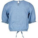 Like Flo meisjes blouse - Bleached denim