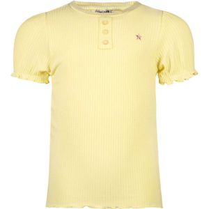 Like Flo F402-5424 Meisjes T-shirt - Soft yellow2