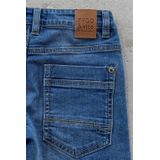 TYGO & vito - Slim Fit Jeans - Stretchdenim - Blauw - Verstelbare Tailleband