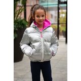 Jacky - Winterjas - Roze/Zilver - Gerecycled Polyester