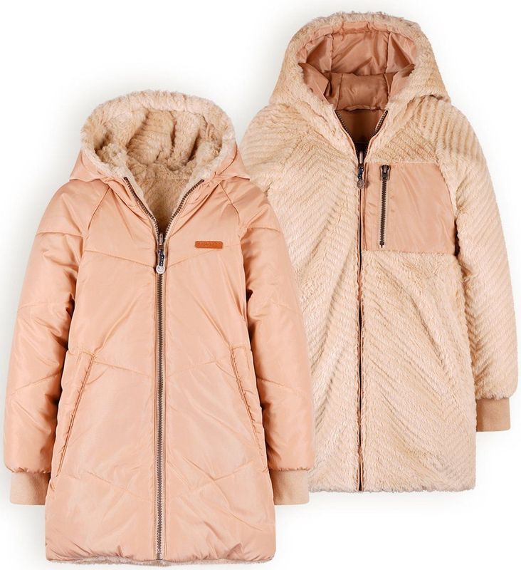 NONO - Baybee Reversible - Winterjas - Sand Blush