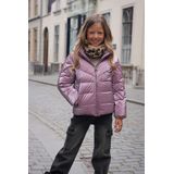 Like Flo - - Winterjas - Lavendel - Dubbele Ritssluiting, Windvangers, Afneembare Capuchon