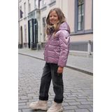 Like Flo - - Winterjas - Lavendel - Dubbele Ritssluiting, Windvangers, Afneembare Capuchon