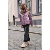 Like Flo - - Winterjas - Lavendel - Dubbele Ritssluiting, Windvangers, Afneembare Capuchon