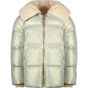 Like Flo - Korte Winterjas - Zwart - Polyester - Met Capuchon